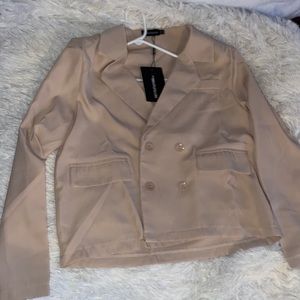 Pretty Little Thing Light Pink Blazer, Size 6